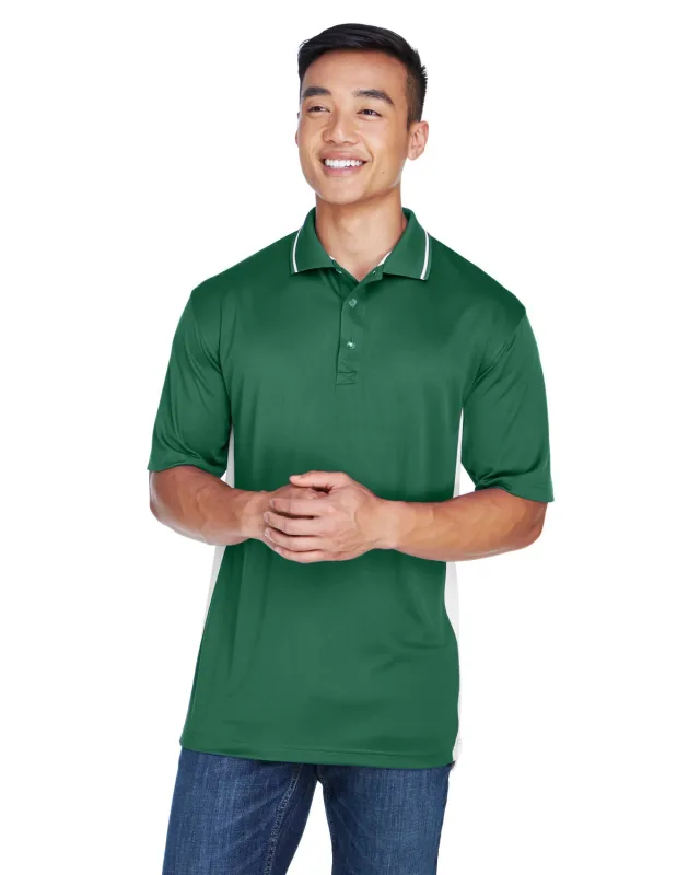 UltraClub Men's Cool & Dry Sport Two-Tone Polo — view 18