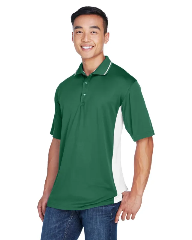 UltraClub Men's Cool & Dry Sport Two-Tone Polo — view 20