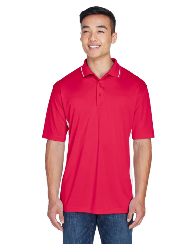 UltraClub Men's Cool & Dry Sport Two-Tone Polo — view 25