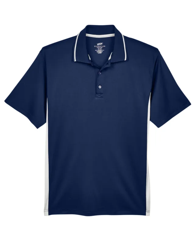 UltraClub Men's Cool & Dry Sport Two-Tone Polo — view 38