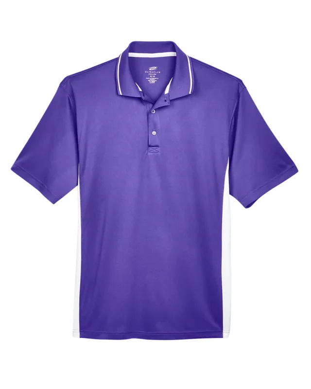 UltraClub Men's Cool & Dry Sport Two-Tone Polo — view 44