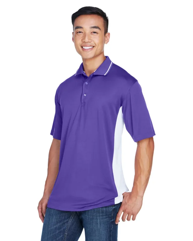 UltraClub Men's Cool & Dry Sport Two-Tone Polo — view 47