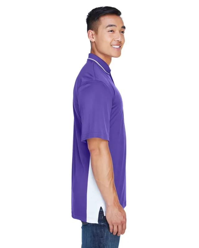 UltraClub Men's Cool & Dry Sport Two-Tone Polo — view 48