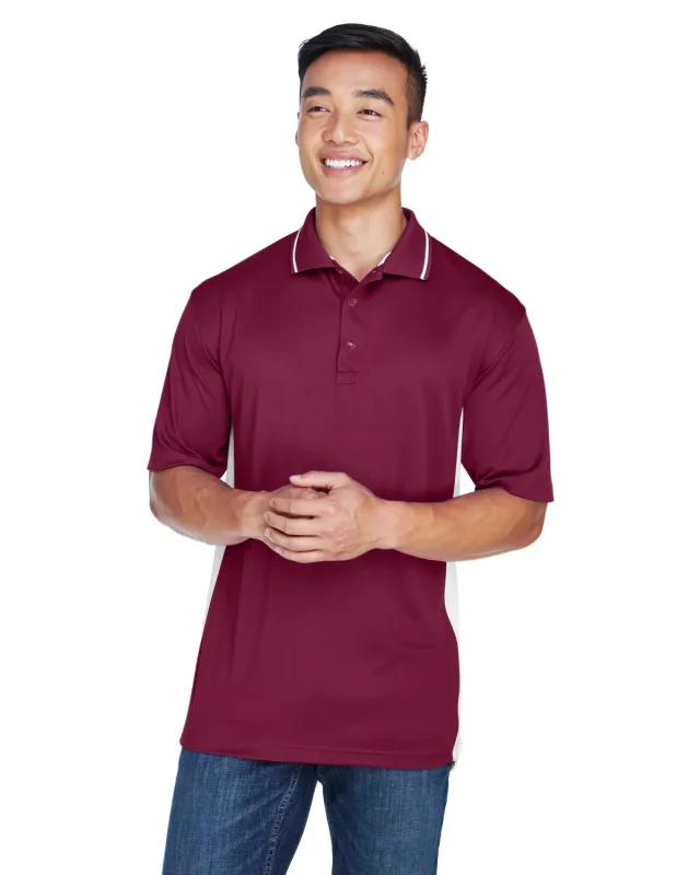 UltraClub Men's Cool & Dry Sport Two-Tone Polo — view 51