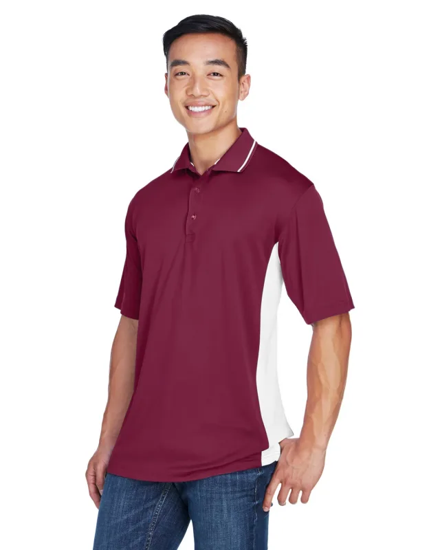 UltraClub Men's Cool & Dry Sport Two-Tone Polo — view 53