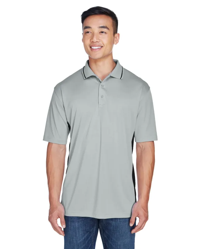 UltraClub Men's Cool & Dry Sport Two-Tone Polo — view 65