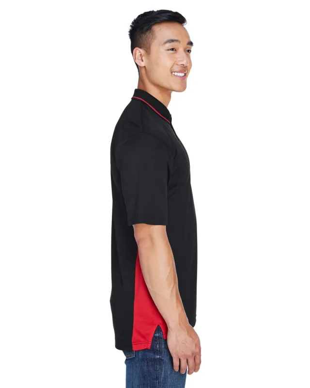 UltraClub Men's Cool & Dry Sport Two-Tone Polo — view 7
