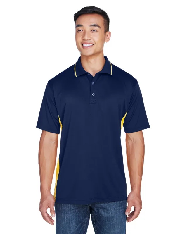 UltraClub Men's Cool & Dry Sport Two-Tone Polo — view 72