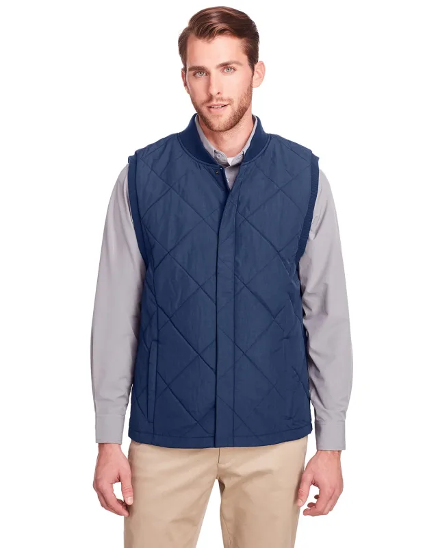 UltraClub Men's Dawson Quilted Hacking Vest — view 10