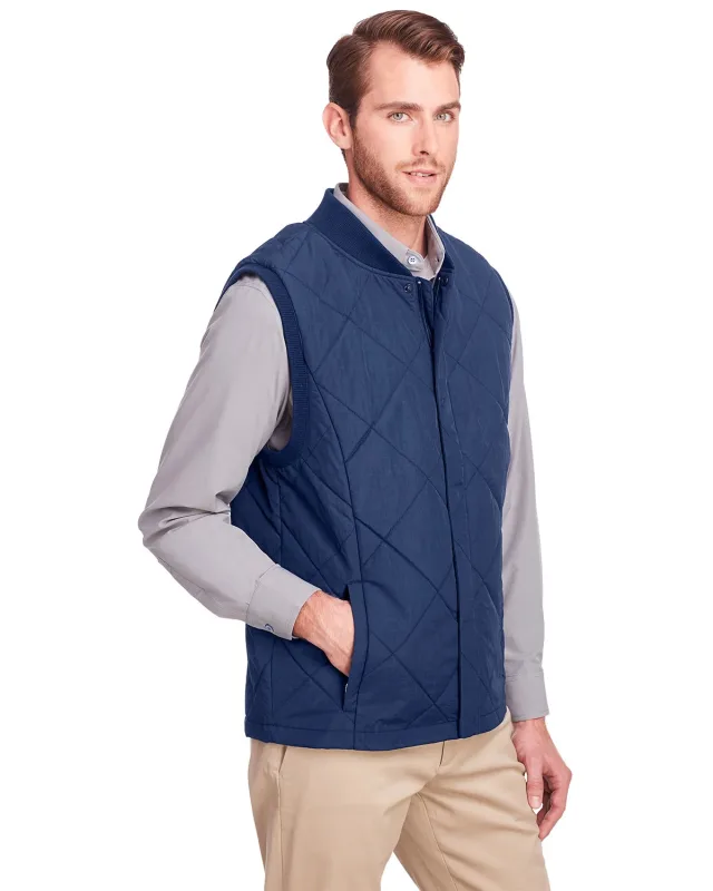 UltraClub Men's Dawson Quilted Hacking Vest — view 11