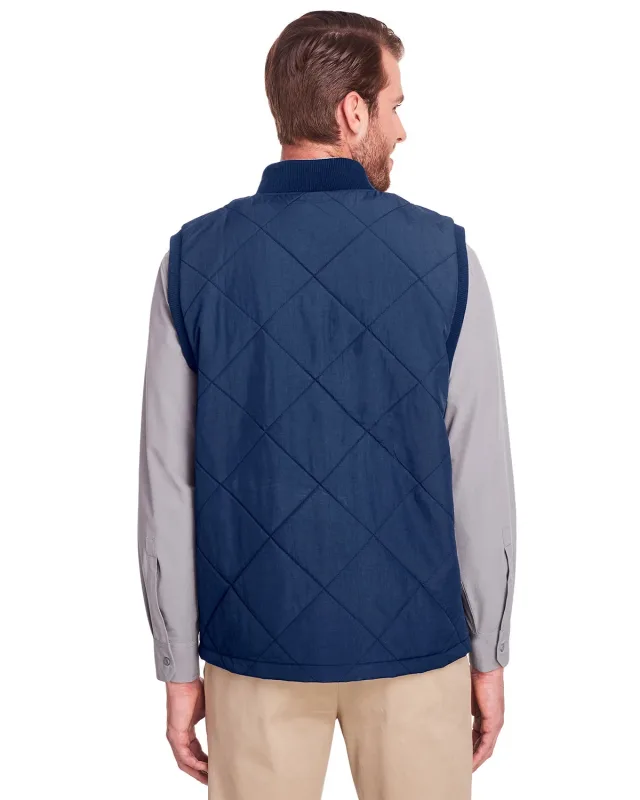 UltraClub Men's Dawson Quilted Hacking Vest — view 7
