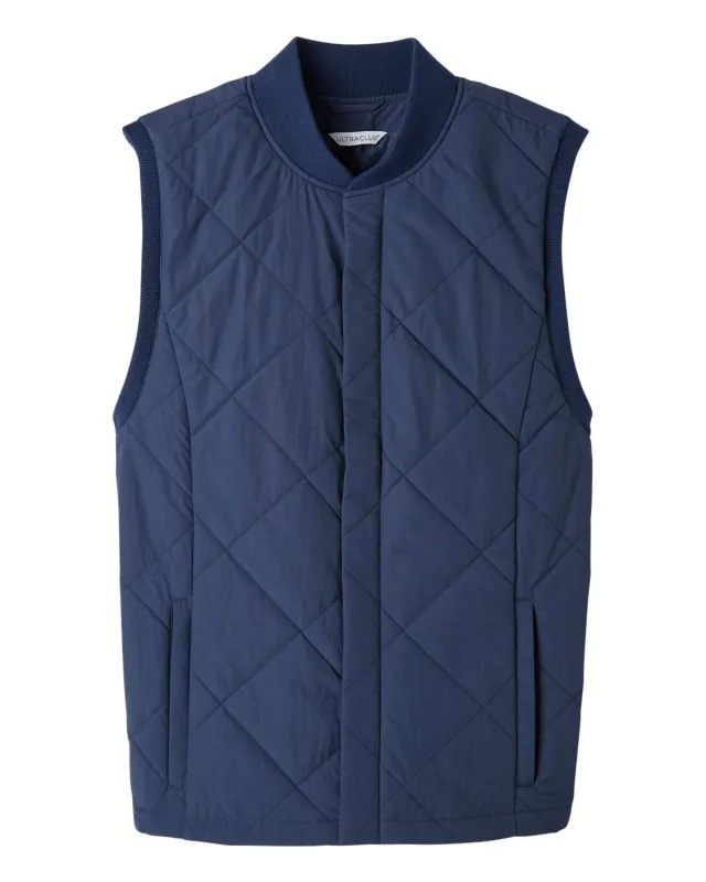 UltraClub Men's Dawson Quilted Hacking Vest — view 9
