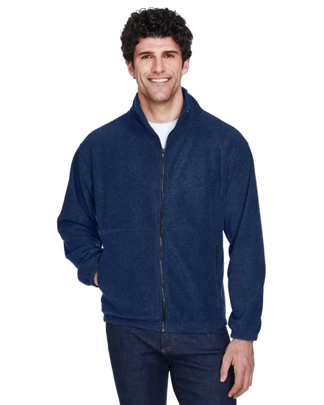 UltraClub Men's Iceberg Fleece Full-Zip Jacket — view 11