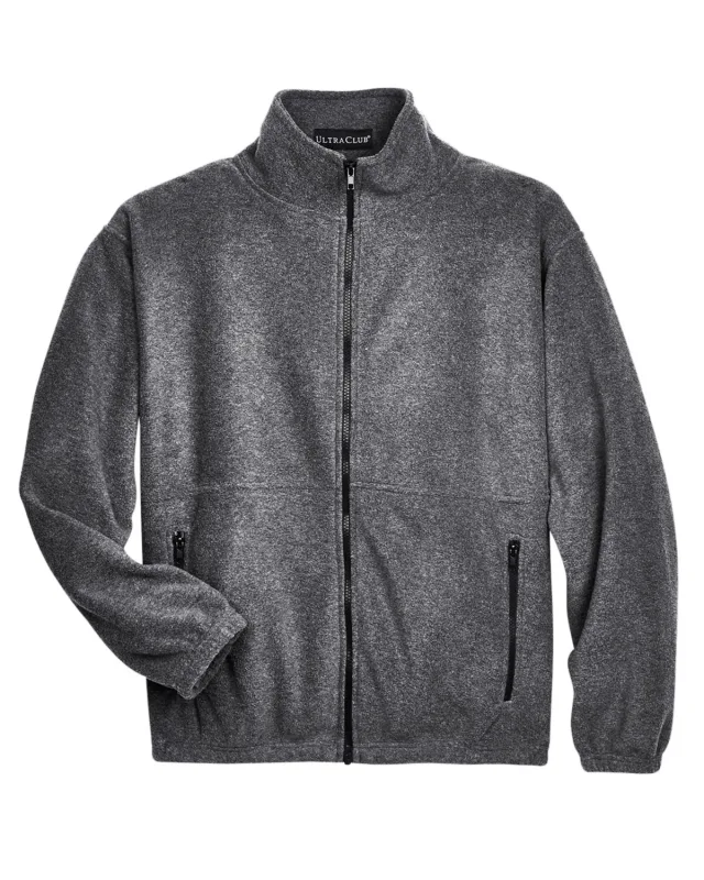 UltraClub Men's Iceberg Fleece Full-Zip Jacket — view 17