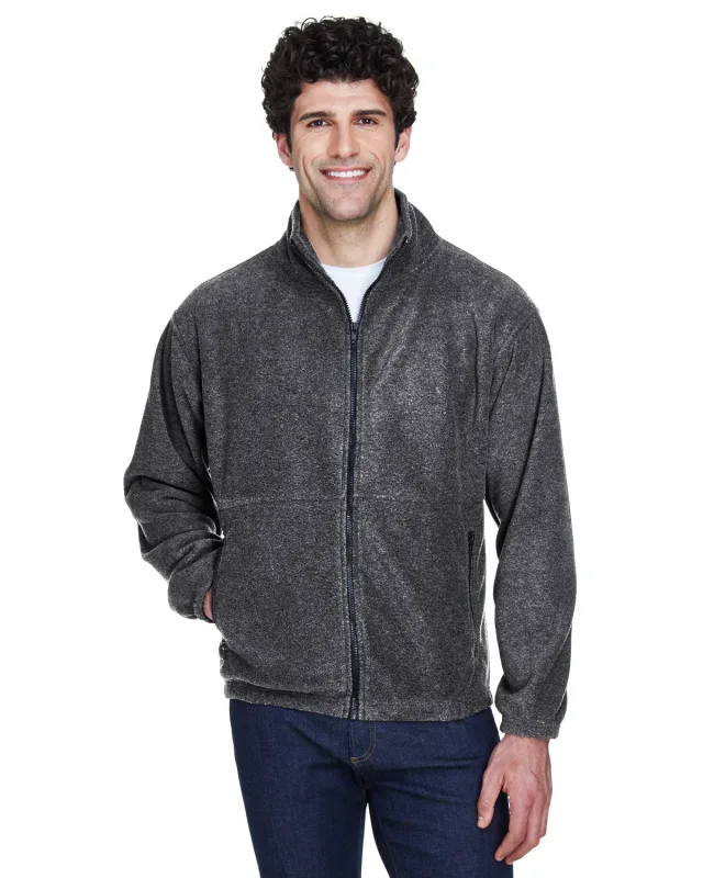 UltraClub Men's Iceberg Fleece Full-Zip Jacket — view 18
