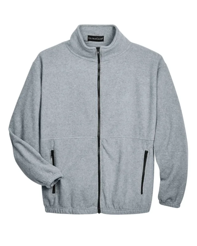 UltraClub Men's Iceberg Fleece Full-Zip Jacket — view 24