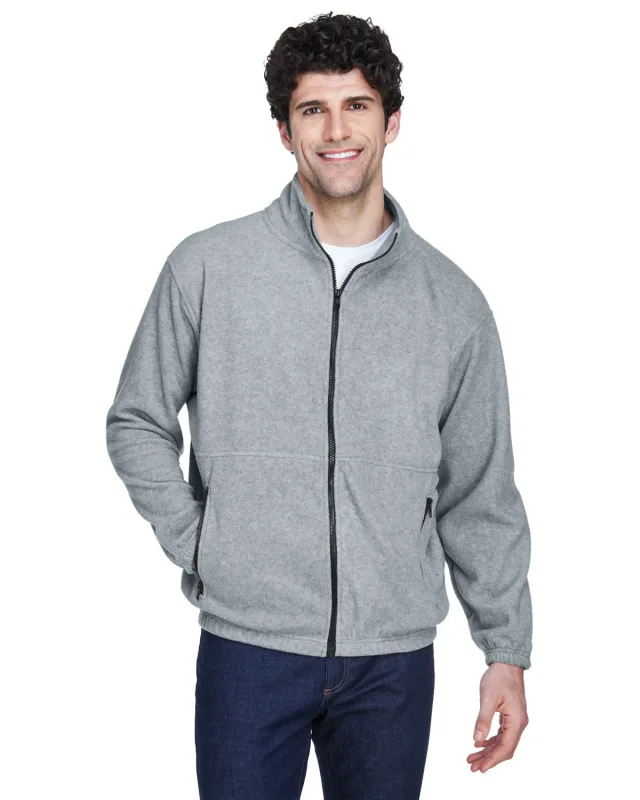UltraClub Men's Iceberg Fleece Full-Zip Jacket — view 25