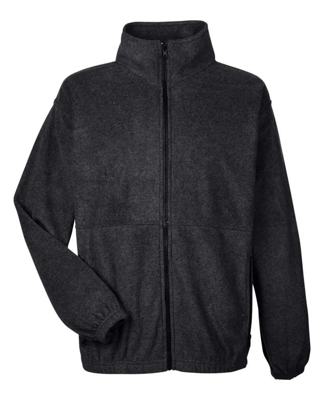 UltraClub Men's Iceberg Fleece Full-Zip Jacket — view 5
