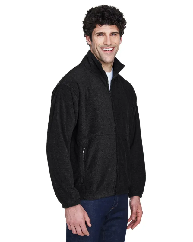 UltraClub Men's Iceberg Fleece Full-Zip Jacket — view 6