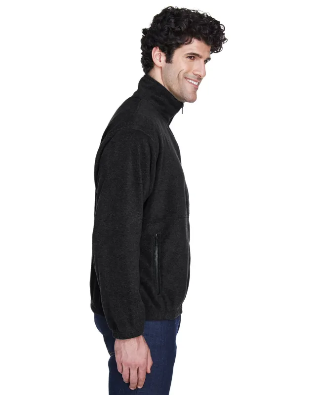 UltraClub Men's Iceberg Fleece Full-Zip Jacket — view 7