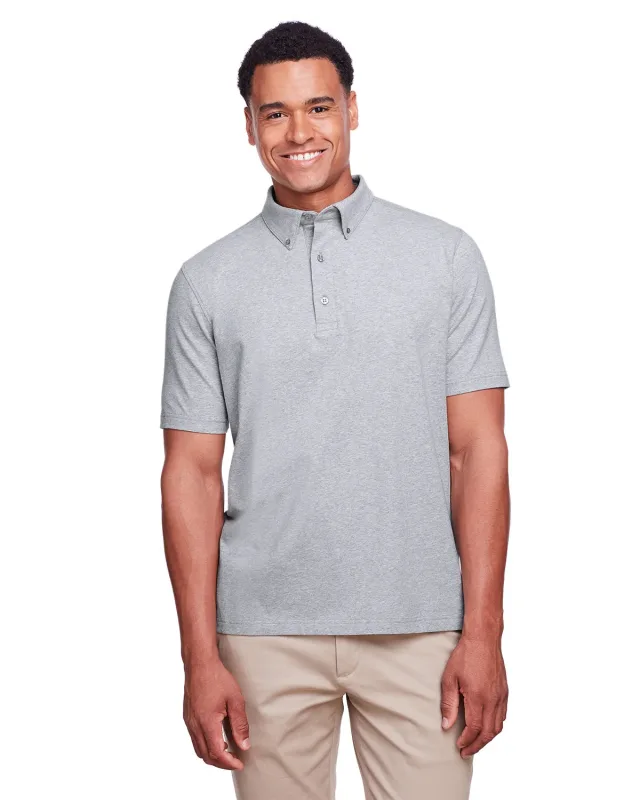 UltraClub Men's Lakeshore Stretch Cotton Performance Polo — view 4