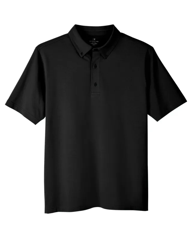 UltraClub Men's Lakeshore Stretch Cotton Performance Polo — view 9