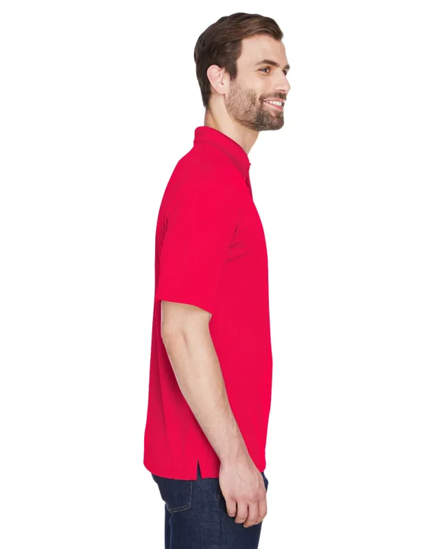 UltraClub Men's Tall Cool & Dry Mesh Piqué Polo — view 20