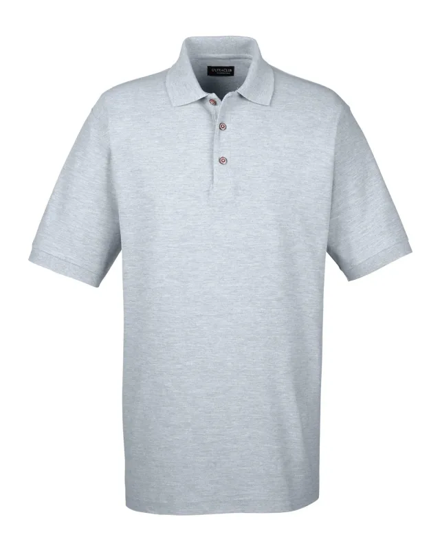 UltraClub Men's Whisper Piqué Polo — view 12