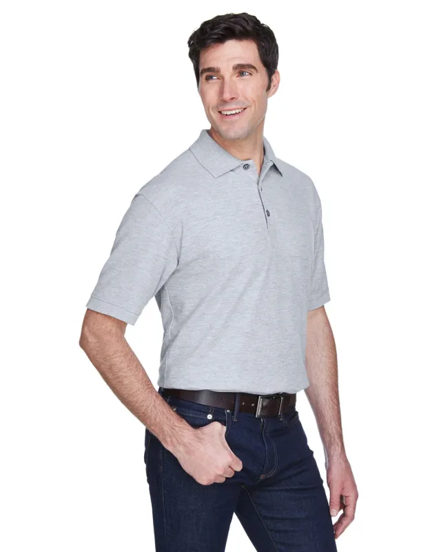 UltraClub Men's Whisper Piqué Polo — view 13