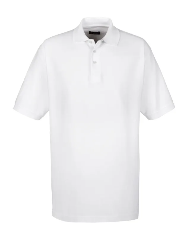 UltraClub Men's Whisper Piqué Polo — view 5