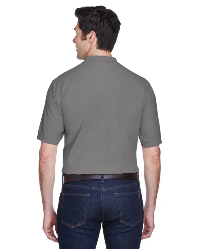 UltraClub Men's Whisper Piqué Polo — view 50
