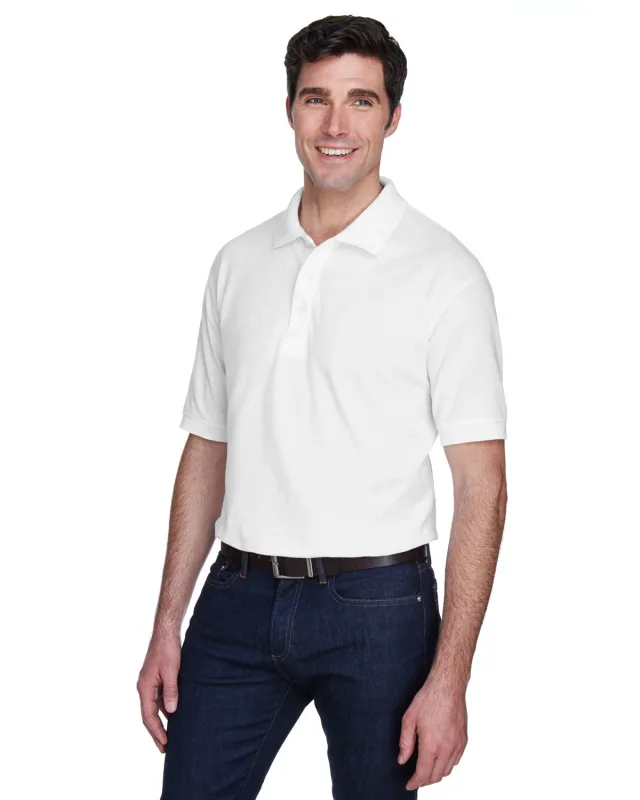 UltraClub Men's Whisper Piqué Polo — view 6