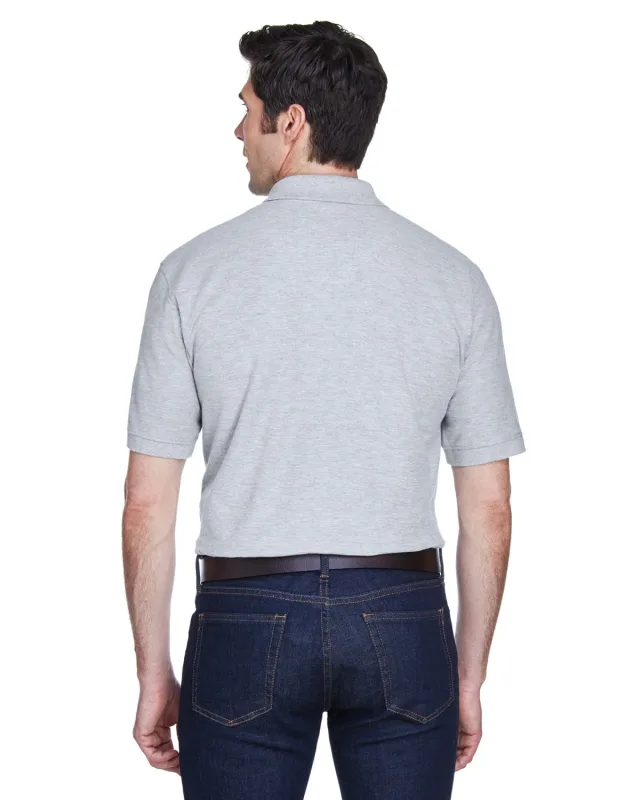 UltraClub Men's Whisper Piqué Polo — view 8