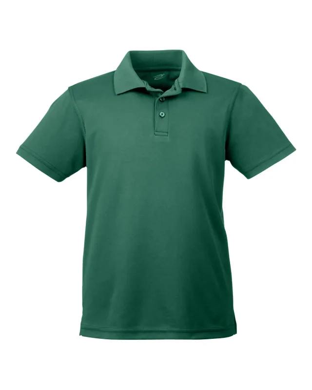 UltraClub Youth Cool & Dry Mesh Piqué Polo — view 11