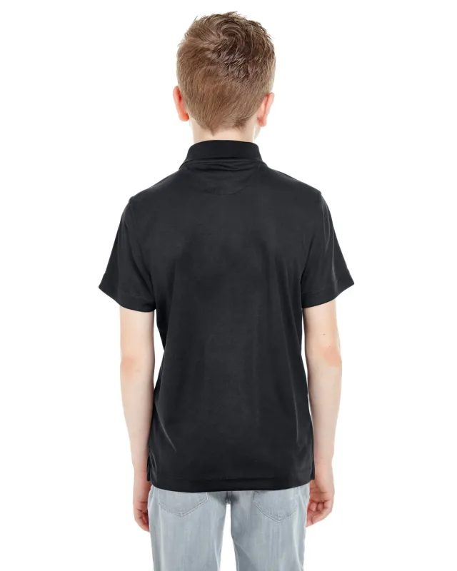UltraClub Youth Cool & Dry Mesh Piqué Polo — view 13