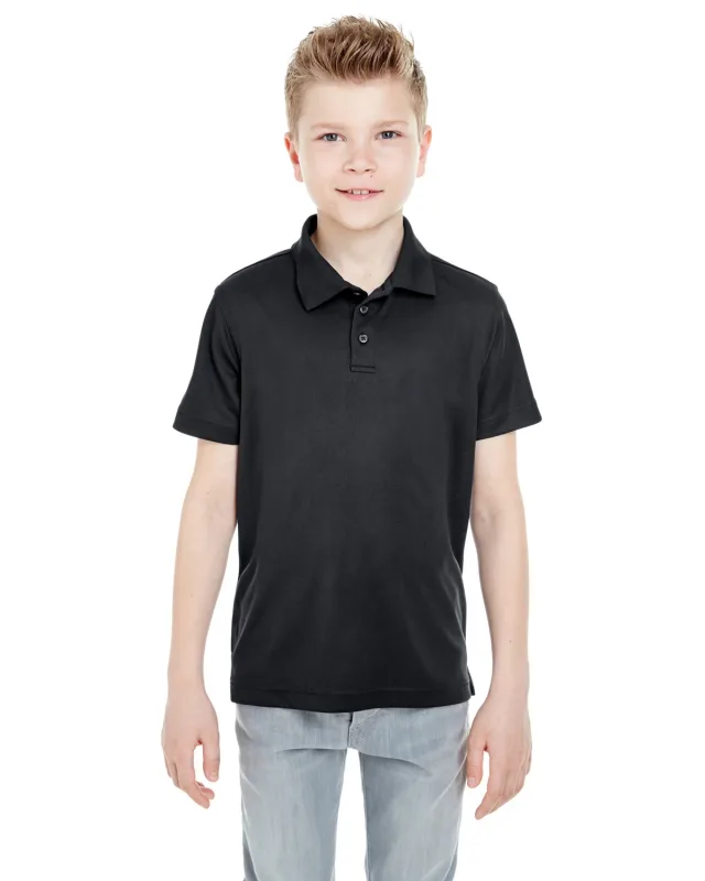 UltraClub Youth Cool & Dry Mesh Piqué Polo — view 16