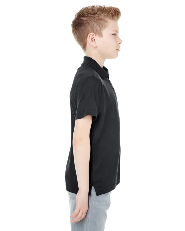 UltraClub Youth Cool & Dry Mesh Piqué Polo — view 18