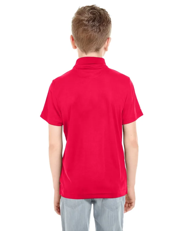 UltraClub Youth Cool & Dry Mesh Piqué Polo — view 19
