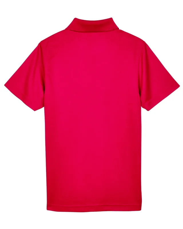 UltraClub Youth Cool & Dry Mesh Piqué Polo — view 20