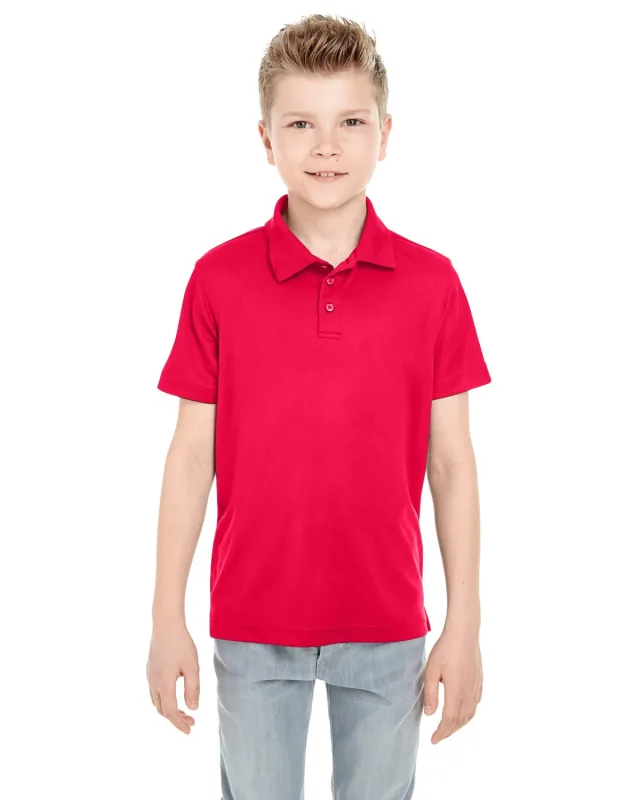 UltraClub Youth Cool & Dry Mesh Piqué Polo — view 22