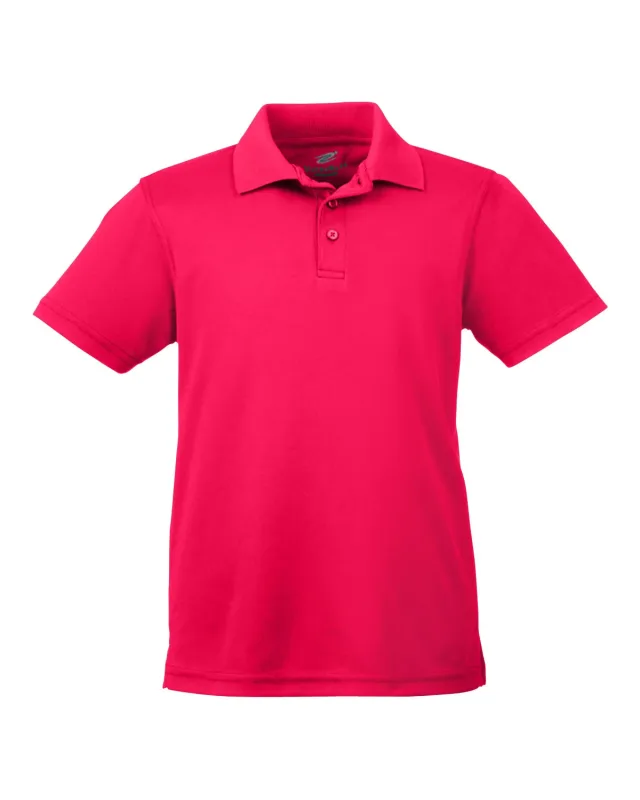 UltraClub Youth Cool & Dry Mesh Piqué Polo — view 23