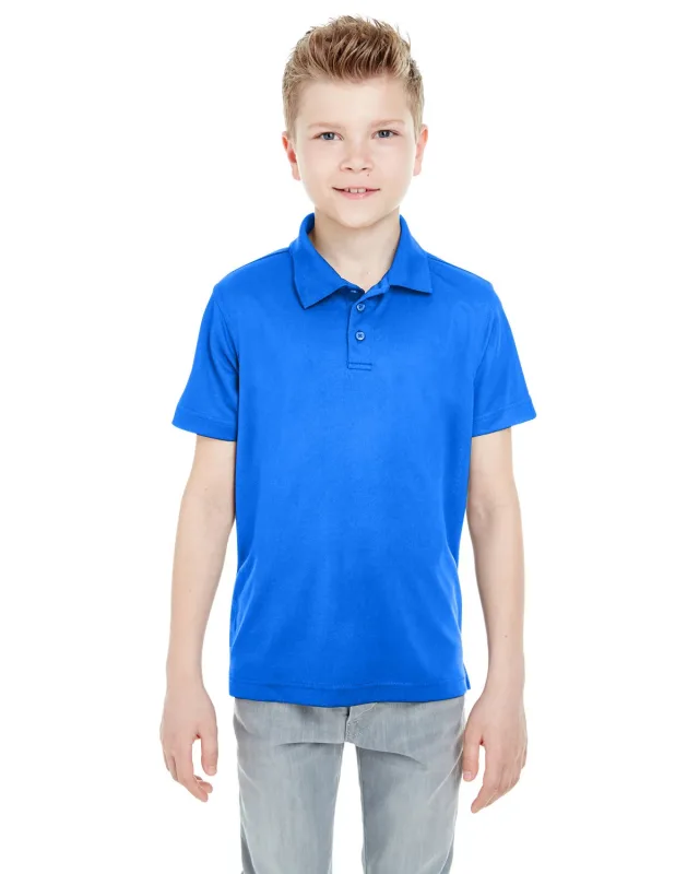 UltraClub Youth Cool & Dry Mesh Piqué Polo — view 28