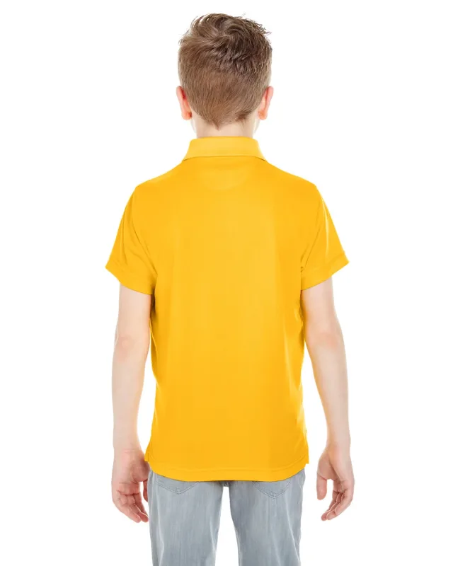 UltraClub Youth Cool & Dry Mesh Piqué Polo — view 37