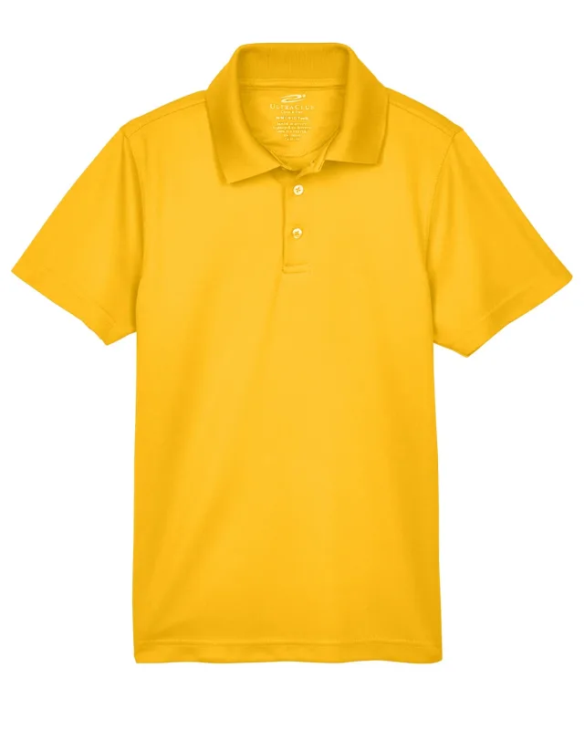 UltraClub Youth Cool & Dry Mesh Piqué Polo — view 39