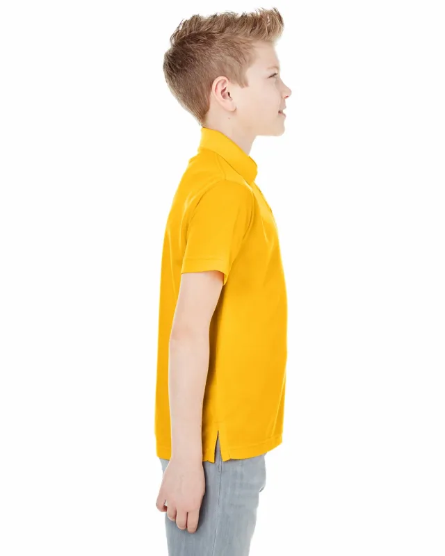 UltraClub Youth Cool & Dry Mesh Piqué Polo — view 42