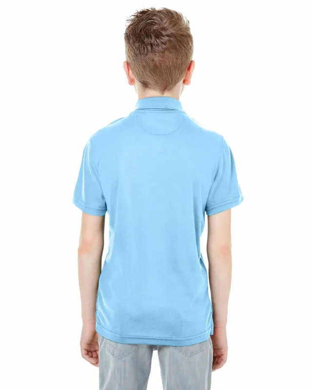 UltraClub Youth Cool & Dry Mesh Piqué Polo — view 43