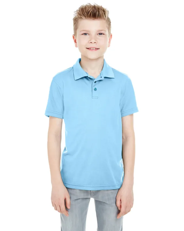 UltraClub Youth Cool & Dry Mesh Piqué Polo — view 46