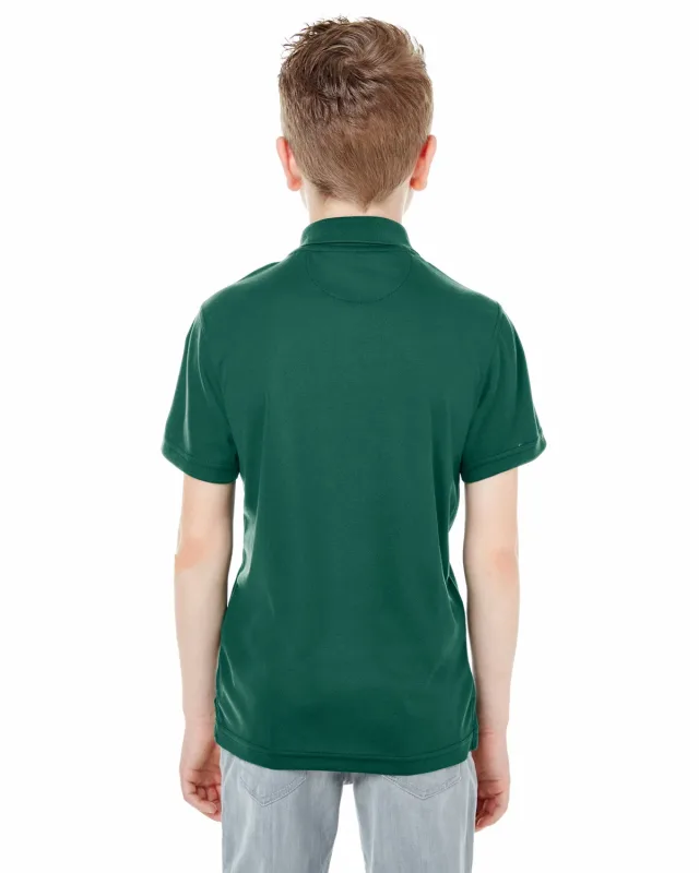 UltraClub Youth Cool & Dry Mesh Piqué Polo — view 7