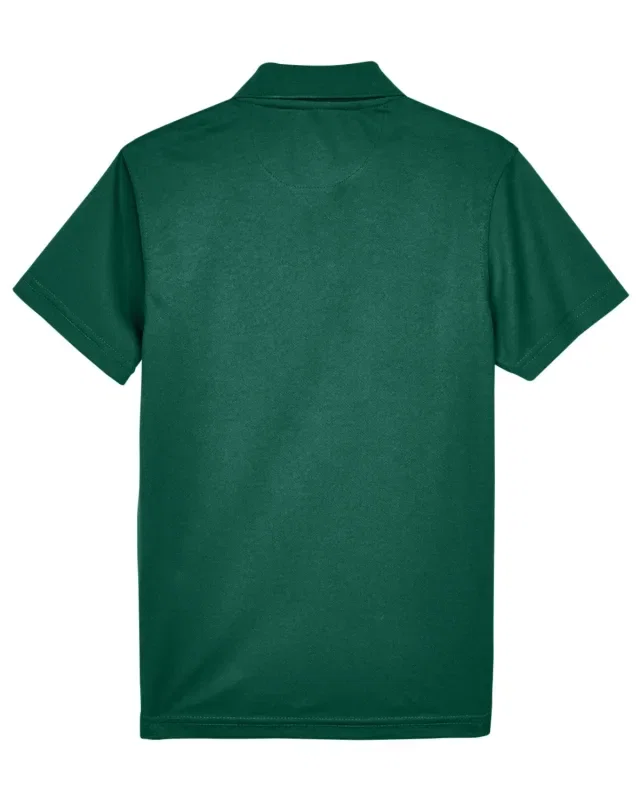 UltraClub Youth Cool & Dry Mesh Piqué Polo — view 8