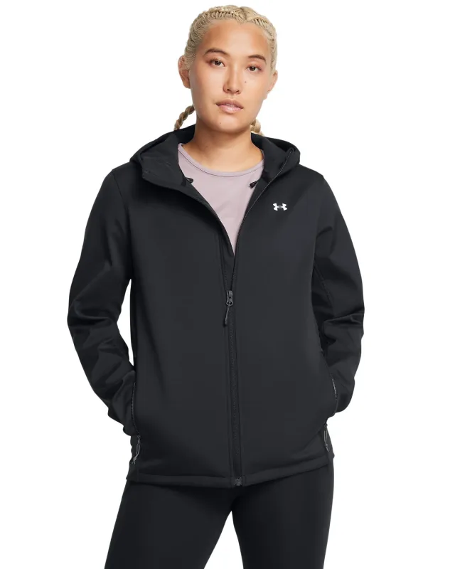 Under Armour Ladies' ColdGear® Infrared Shield 2.0 Hooded Jacket — view 12